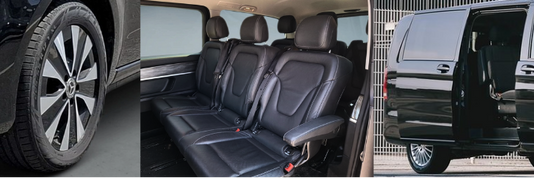 Mercedes van private transfer Porto Lisbon